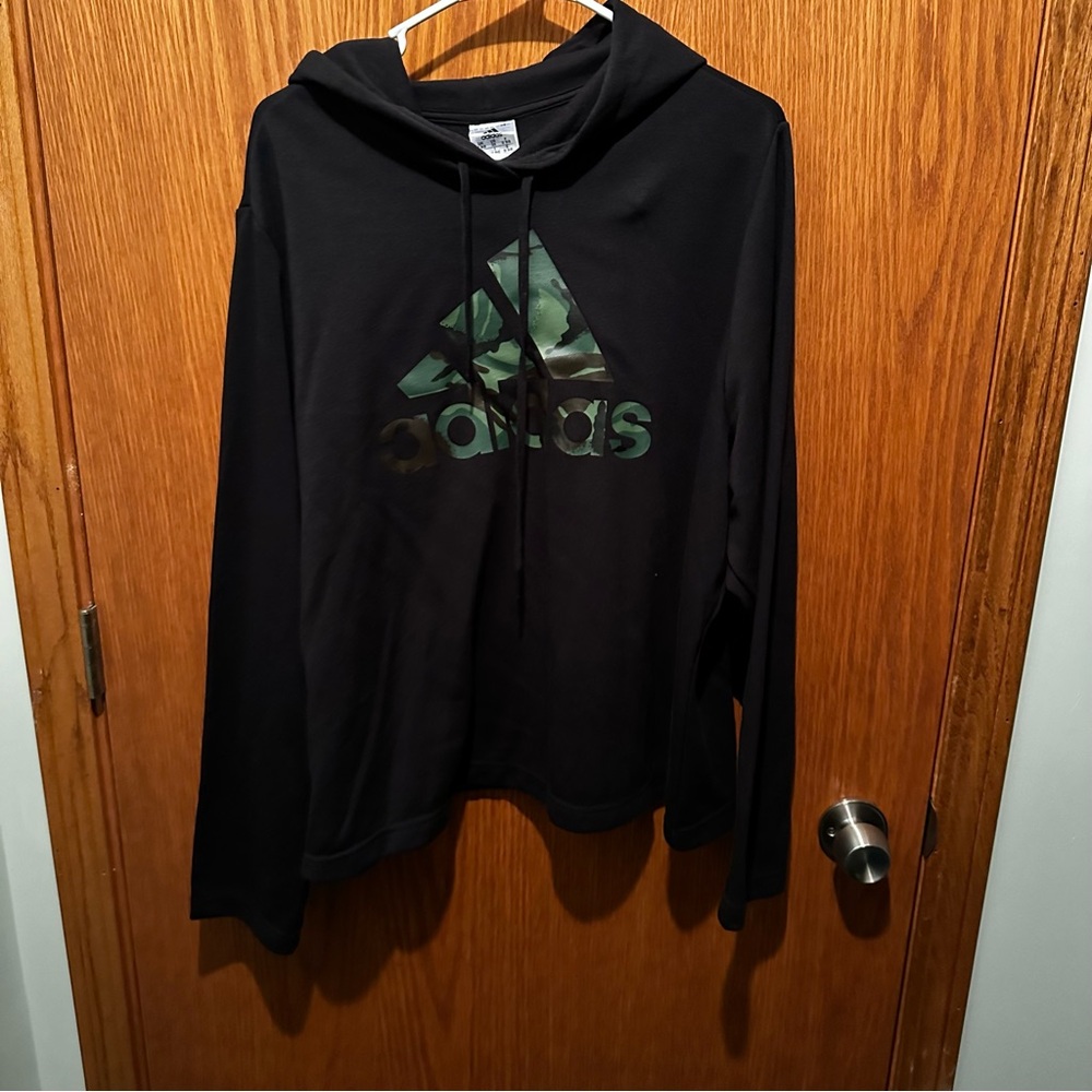 Adidas lightweight camo hoodie